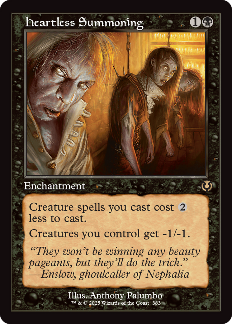 Image of Heartless Summoning (Retro Frame) (INR-383) - Innistrad Remastered: (enchantment)