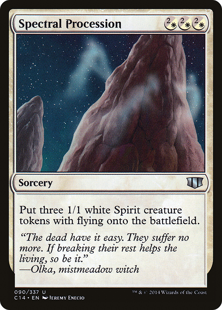Image of Spectral Procession (C14-090) - Commander 2014