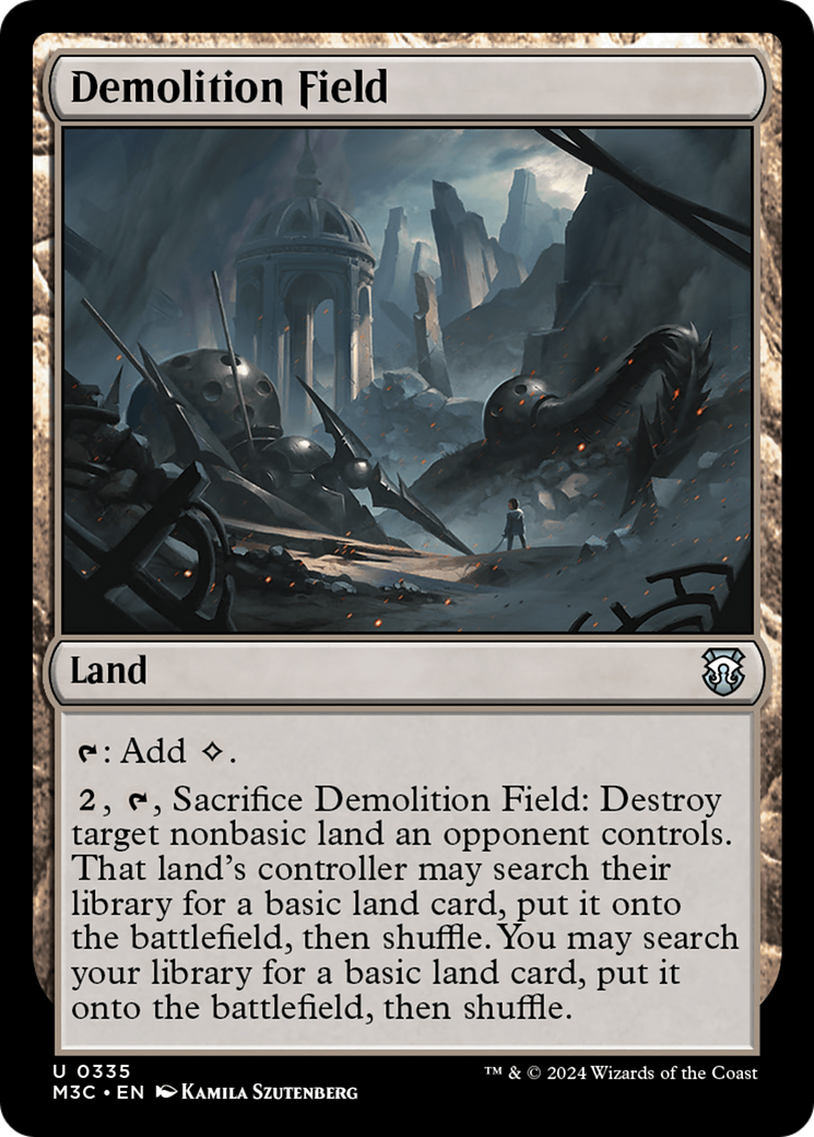 Image of Demolition Field (M3C-335) - Modern Horizons 3 Commander
