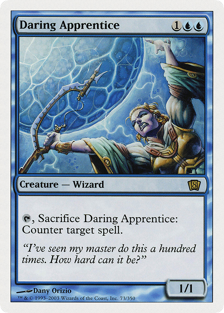 Image of Daring Apprentice (8ED-073) - 8th Edition