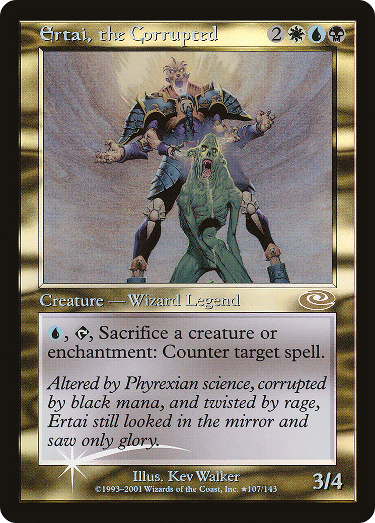 Image of Ertai, the Corrupted (Alt. Art Foil) (PLS-107) - Planeshift Foil