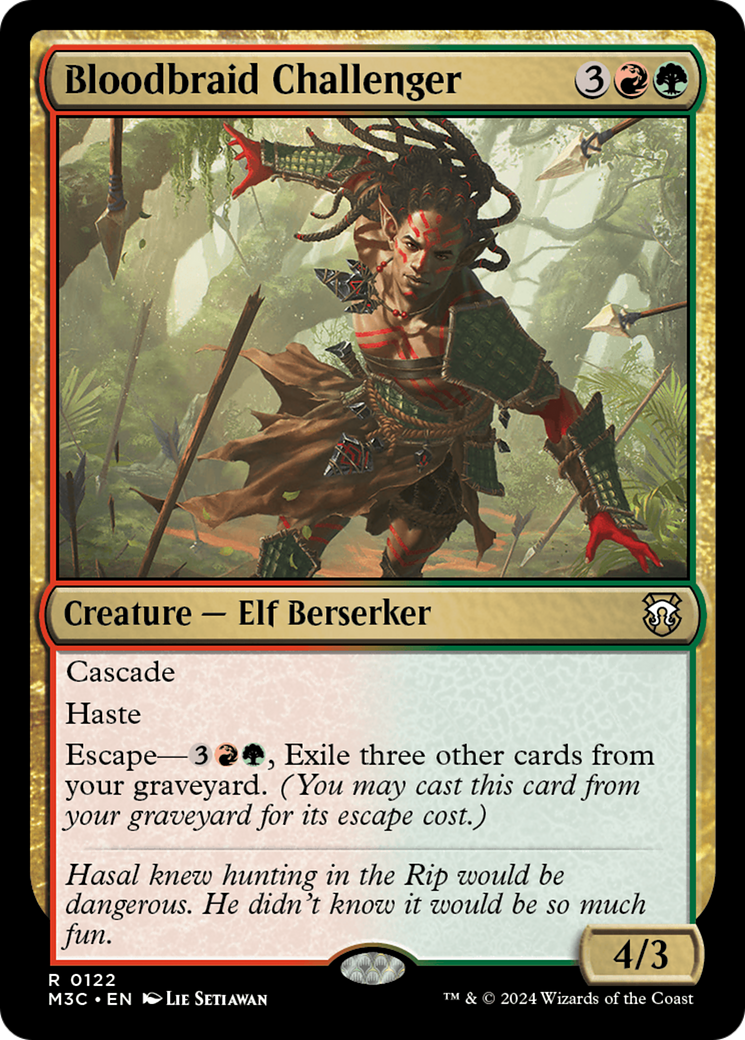 Image of Bloodbraid Challenger (M3C-122) - Modern Horizons 3 Commander