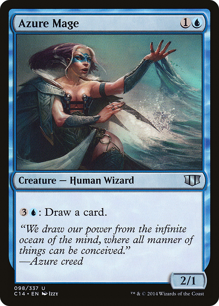 Image of Azure Mage (C14-098) - Commander 2014