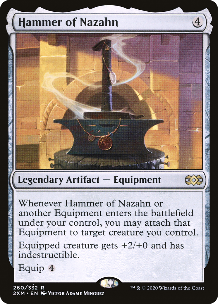 Image of Hammer of Nazahn (2XM-260) - Double Masters Foil