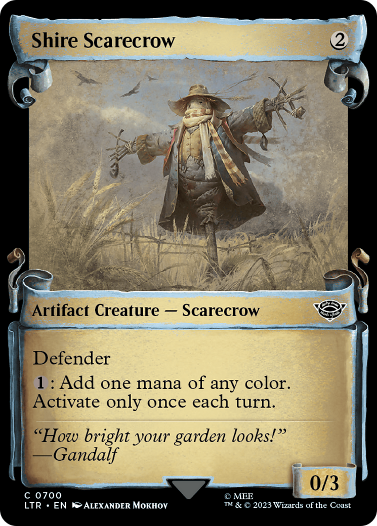 Image of Shire Scarecrow (Showcase Scrolls) (LTR-700) - The Lord of the Rings: Tales of Middle-earth: (Showcase) Foil