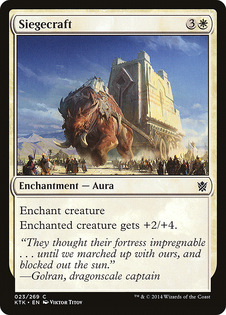 Image of Siegecraft (KTK-023) - Khans of Tarkir