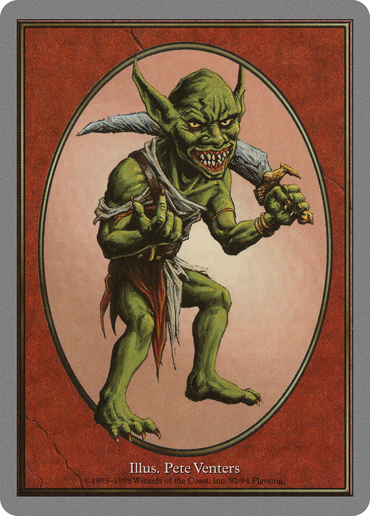 Image of Goblin Token (UGL-092) - Unglued Tokens