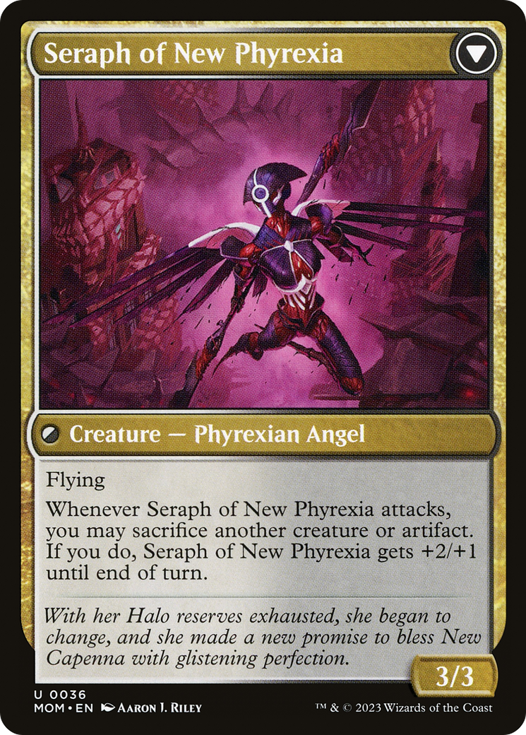 Image of Seraph of New Capenna (MOM-036) - March of the Machine Foil