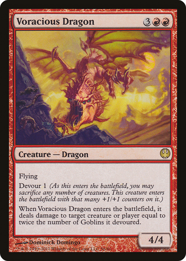 Image of Voracious Dragon (DDG-056) - Duel Decks: Knights vs. Dragons