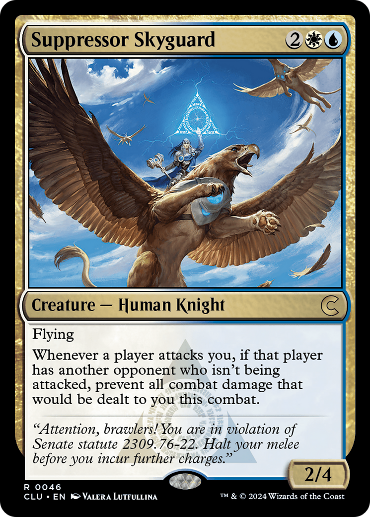 Image of Suppressor Skyguard (CLU-046) - Ravnica: Clue Edition