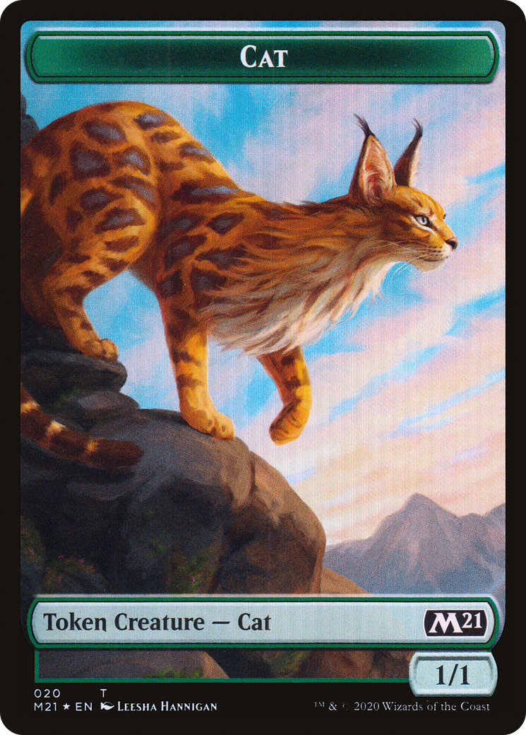 Image of Cat (TM21-020) - Core Set 2021 Tokens Foil