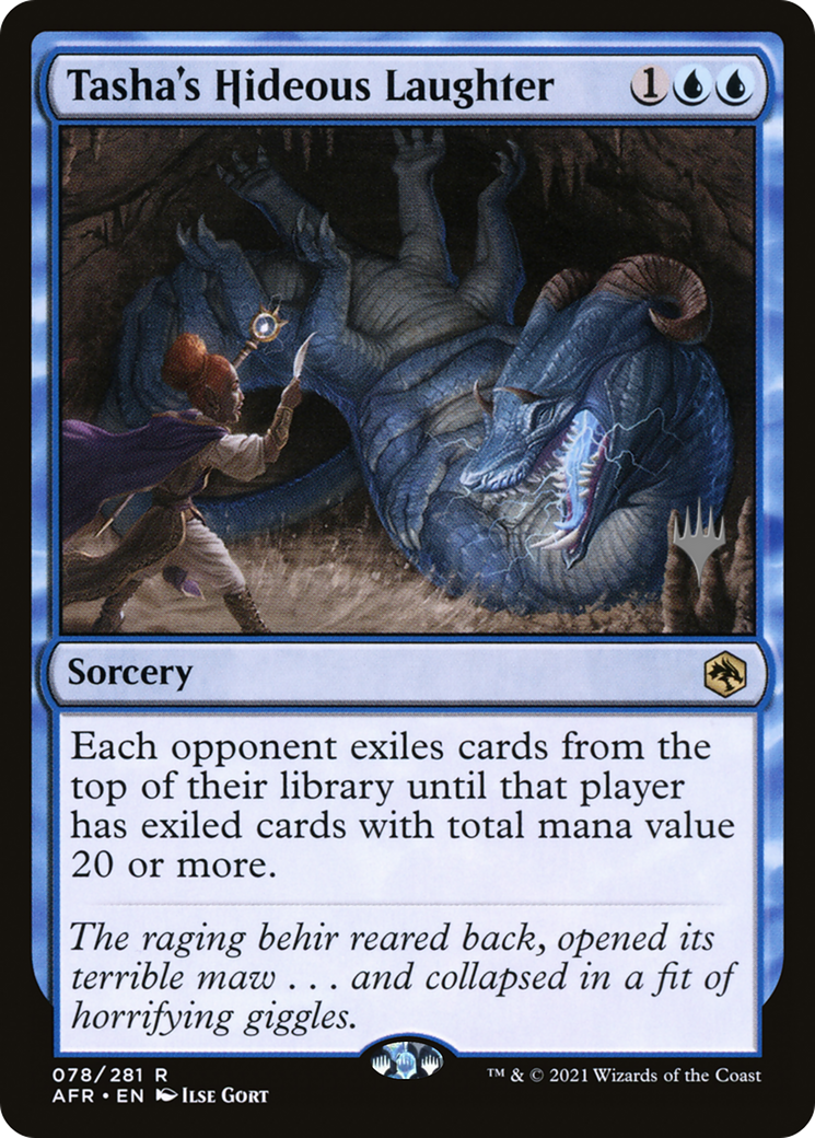 Image of Tasha's Hideous Laughter (PPAFR-078) - Adventures in the Forgotten Realms Promos