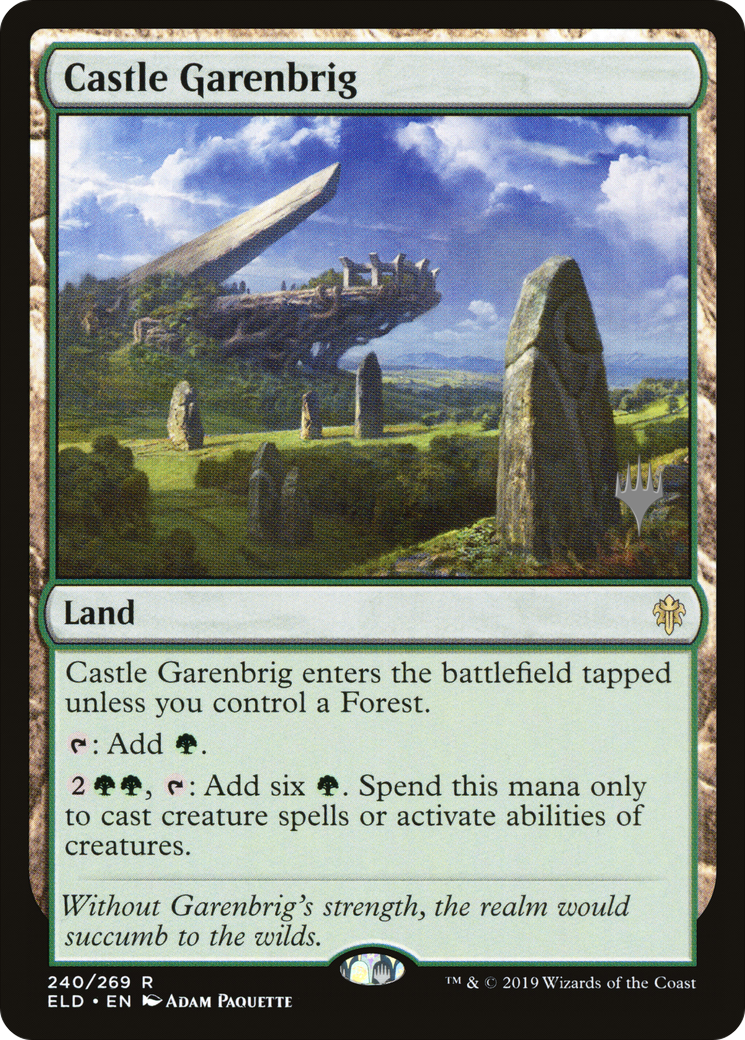 Image of Castle Garenbrig (PPELD-240) - Throne of Eldraine Promos Foil
