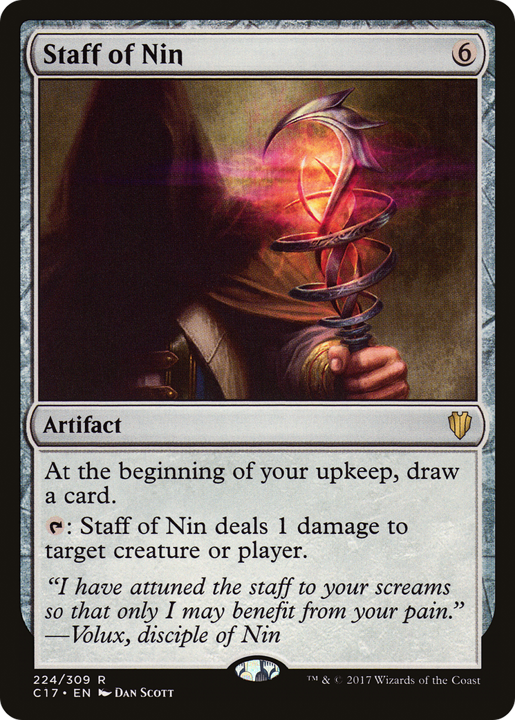 Image of Staff of Nin (C17-224) - Commander 2017