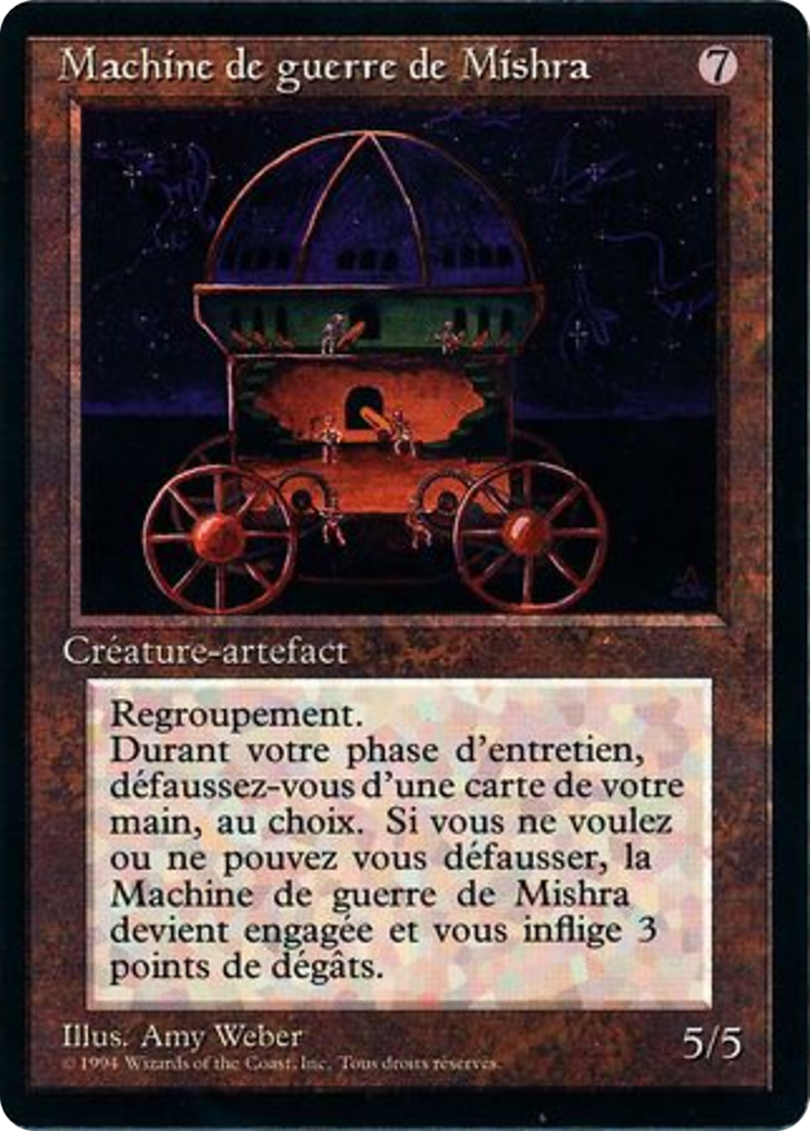 Image of Mishra's War Machine (FBB-) - Foreign Black Border