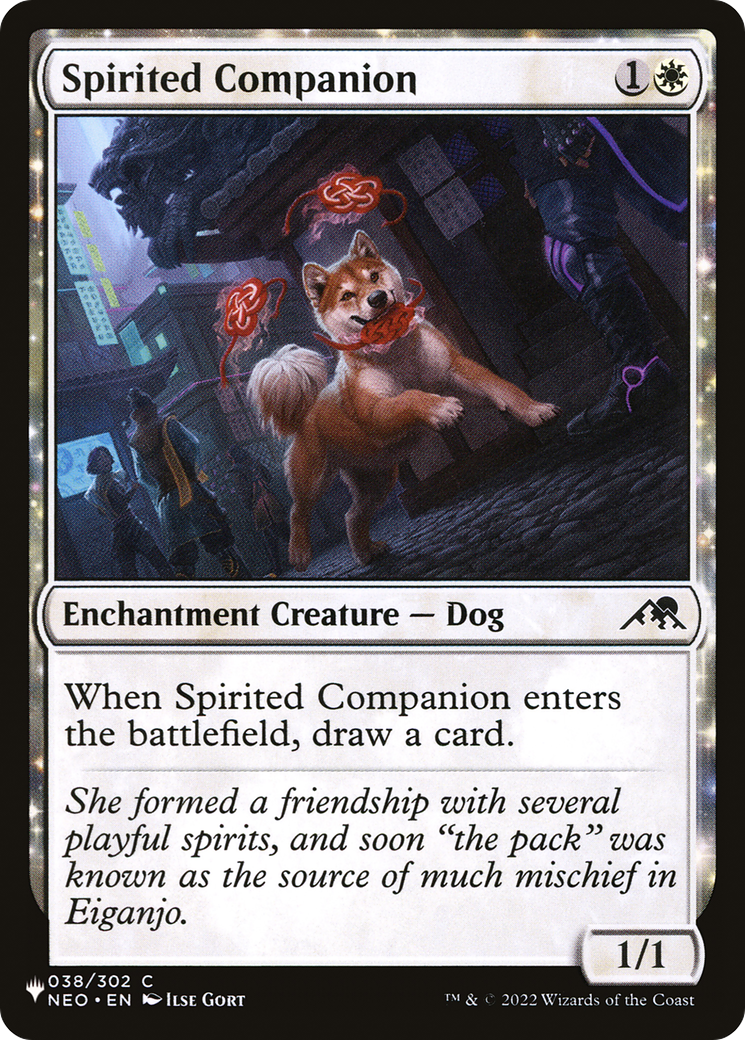 Image of Spirited Companion (LIST-NEO-38) - The List: (enchantment)