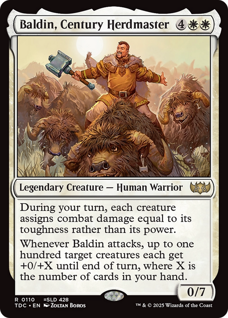 Image of Baldin, Century Herdmaster (TDC-110) - Commander: Tarkir: Dragonstorm