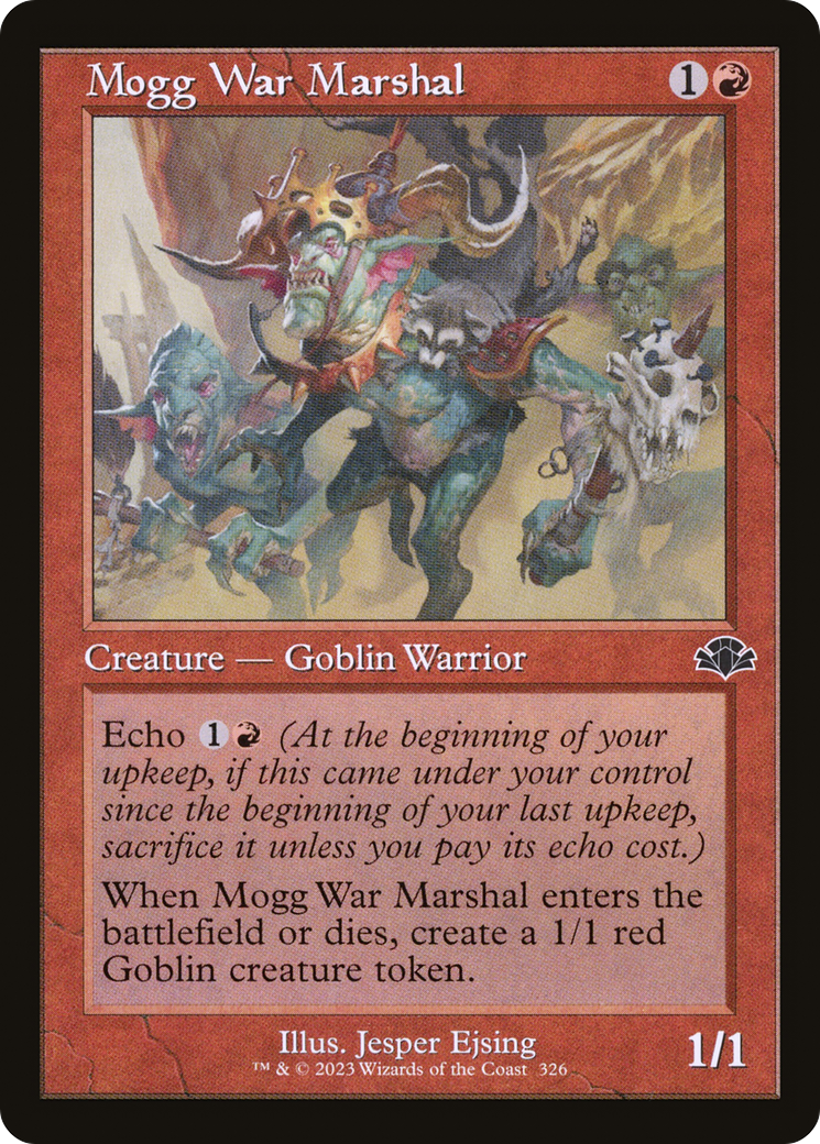 Image of Mogg War Marshal (Retro Frame) (DMR-326) - Dominaria Remastered Foil