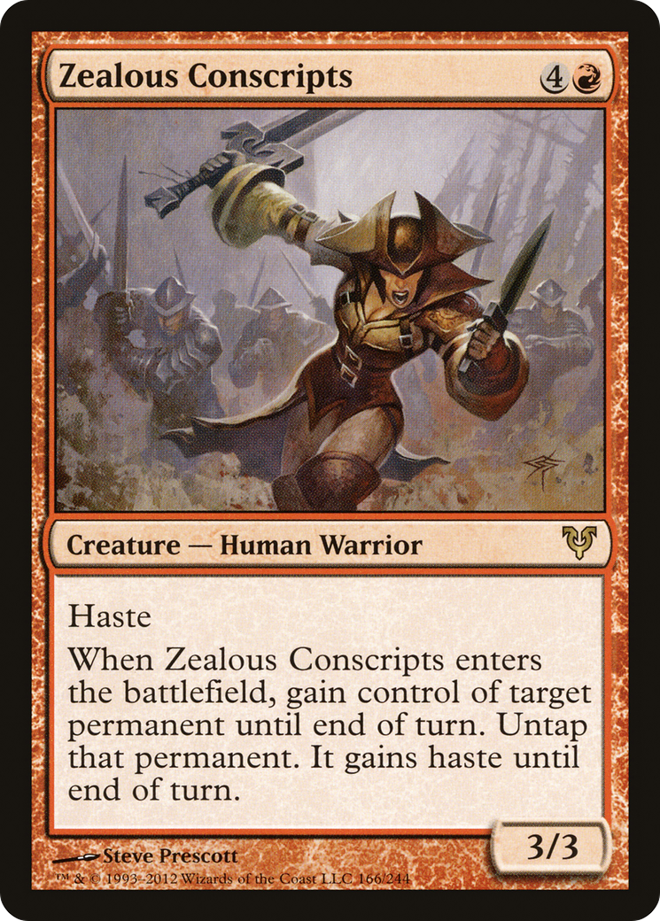 Image of Zealous Conscripts (AVR-166) - Avacyn Restored
