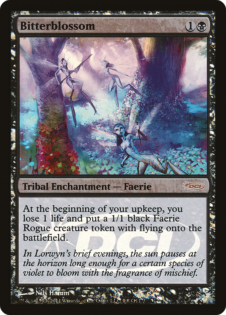Image of Bitterblossom (JDG-001) - Judge Gift Cards 2011 Foil