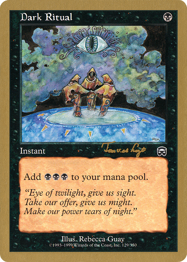 Image of Dark Ritual - 2001 Tom van de Logt (MMQ) (WCD-) - World Championship Decks 2001