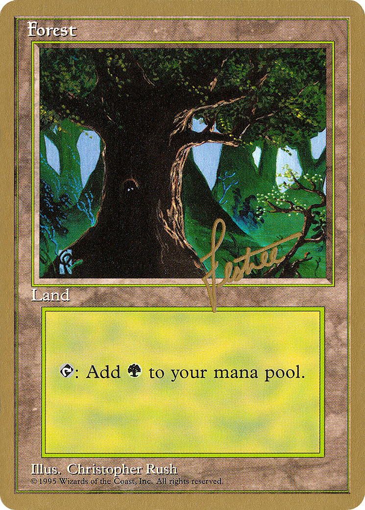 Image of Forest (B) - 1996 Bertrand Lestree (4ED) (WCD-) - Pro Tour Collector Set