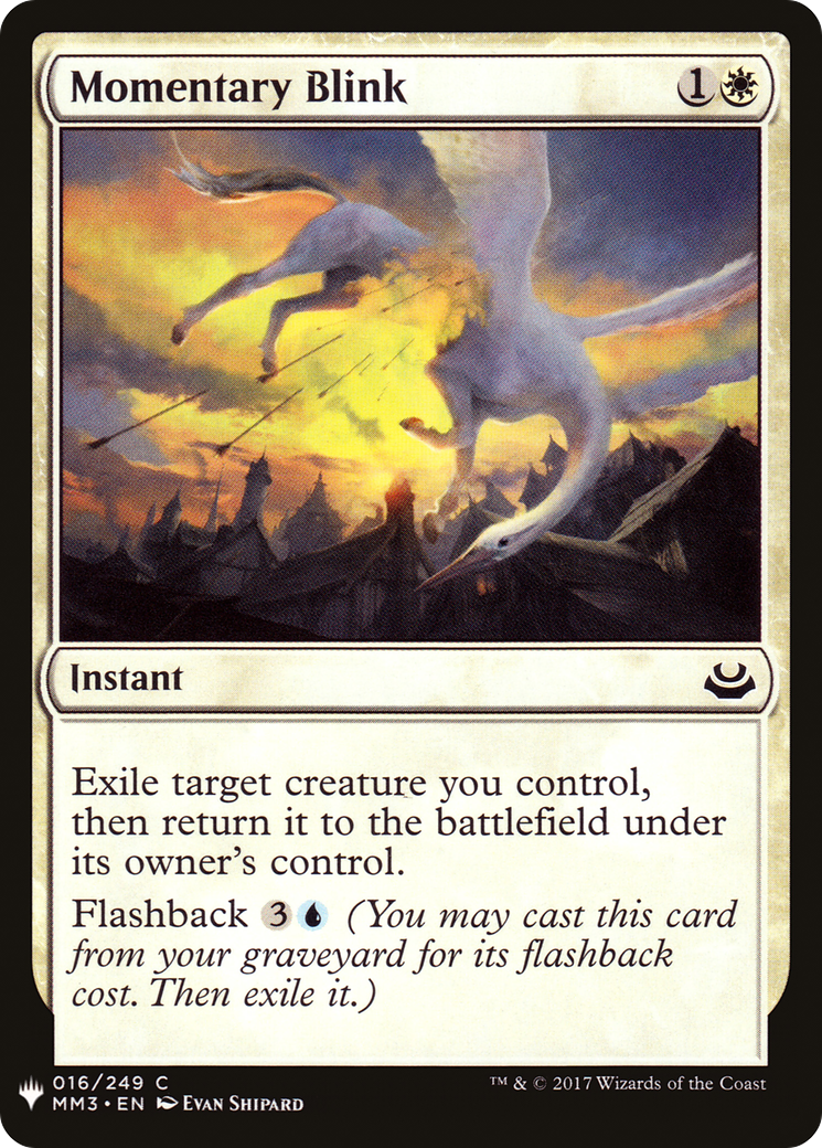 Image of Momentary Blink (LIST-MM3-16) - The List
