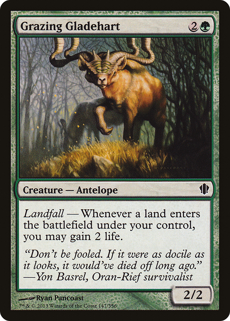 Image of Grazing Gladehart (C13-147) - Commander 2013