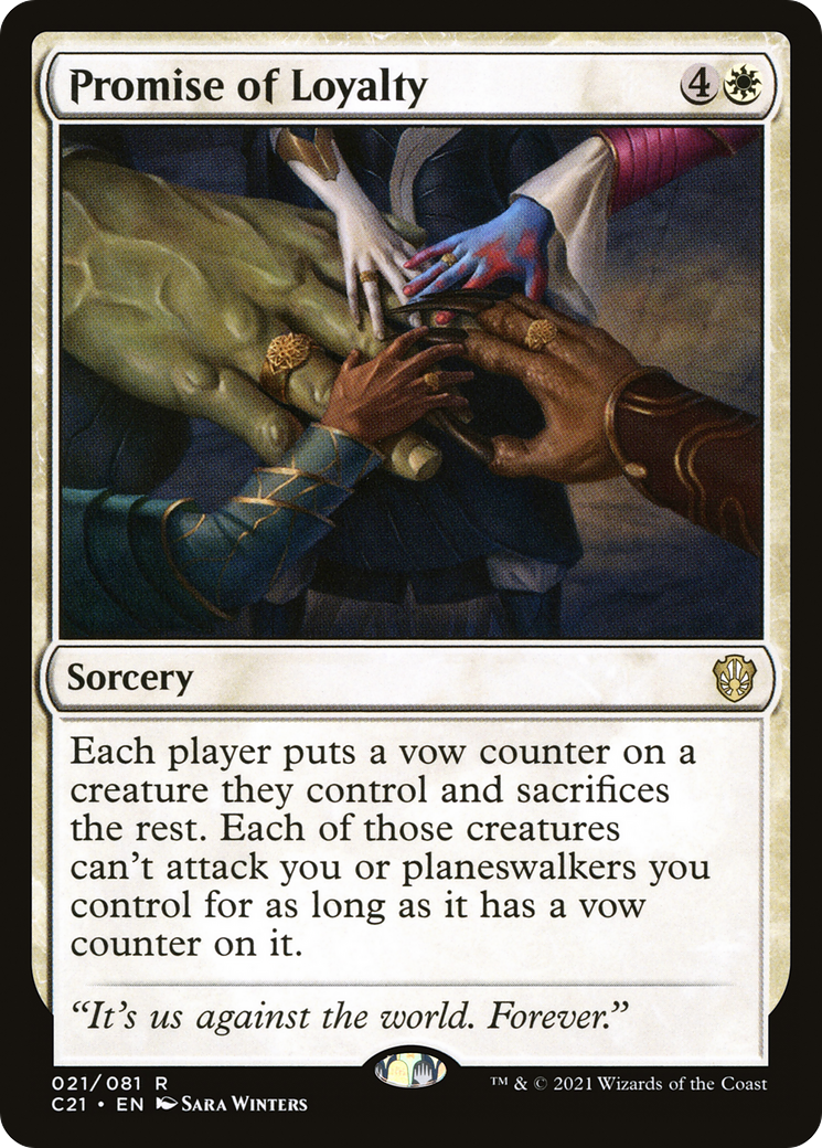 Image of Promise of Loyalty (C21-021) - Commander 2021