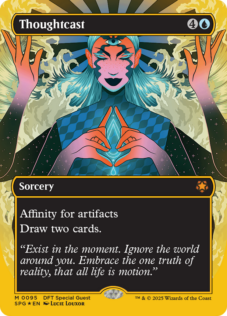Image of Thoughtcast (Borderless) (First-Place Foil) (SPG-095) - Special Guests (Borderless) Foil