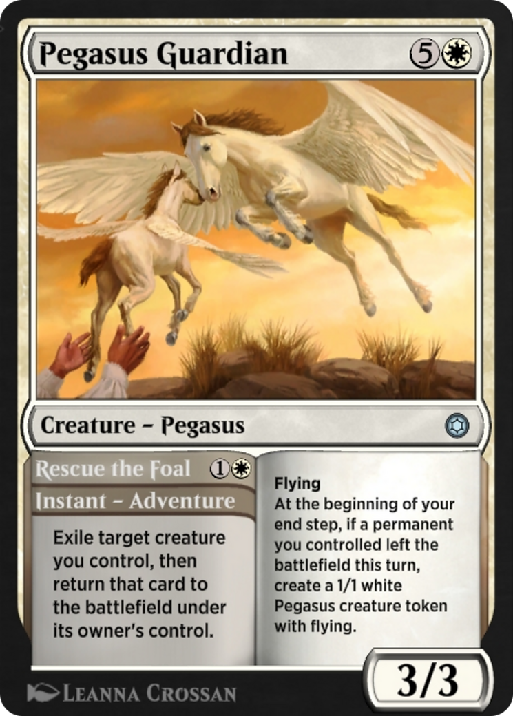 Image of Pegasus Guardian // Rescue the Foal (HBG-097) - Alchemy Horizons: Baldur's Gate