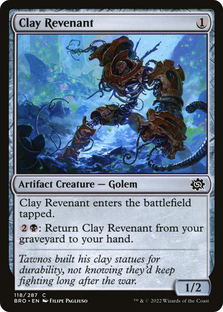 Image of Clay Revenant (BRO-118) - The Brothers' War Foil