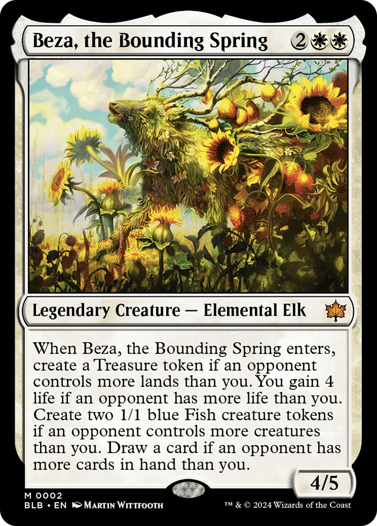Image of Beza, the Bounding Spring (BLB-002) - Bloomburrow