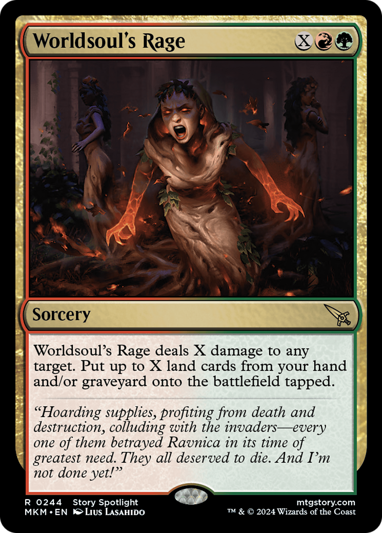 Image of Worldsoul's Rage (MKM-244) - Murders at Karlov Manor