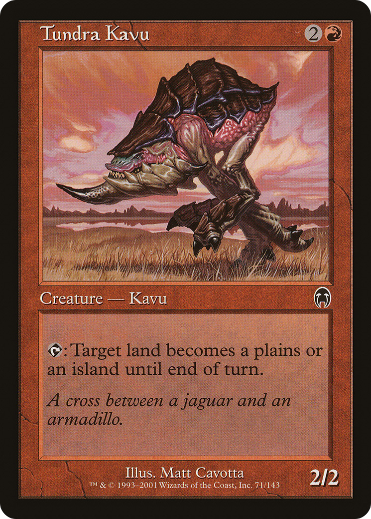 Image of Tundra Kavu (APC-071) - Apocalypse Foil