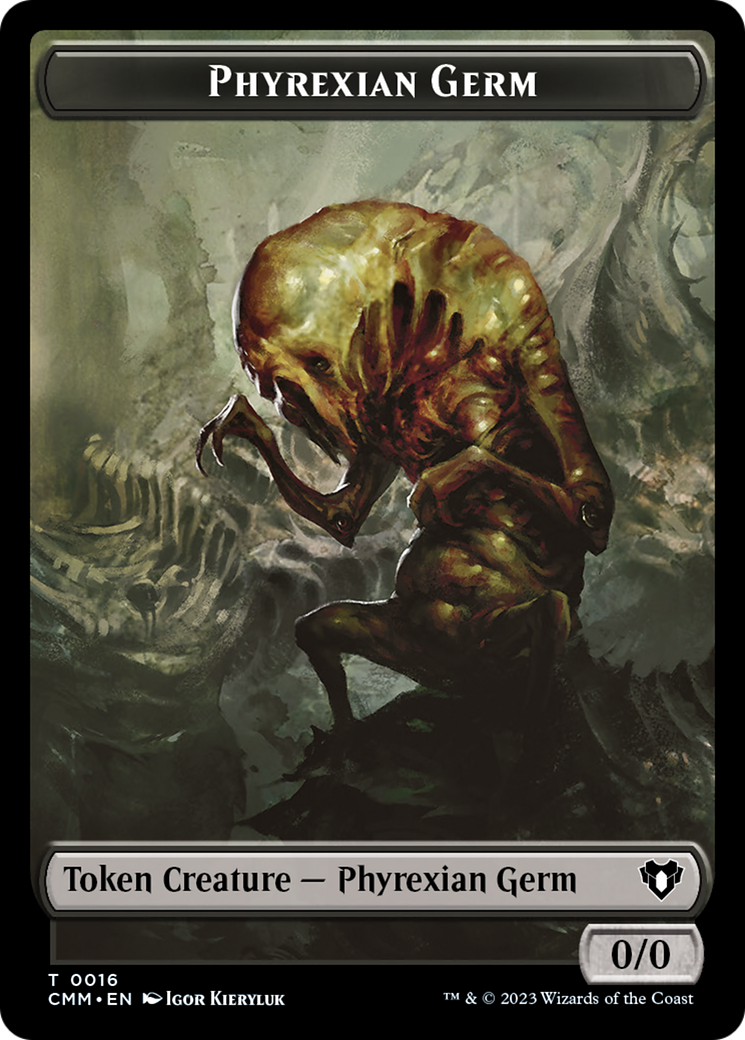 Image of Phyrexian Germ (TCMM-016) - Commander Masters Tokens