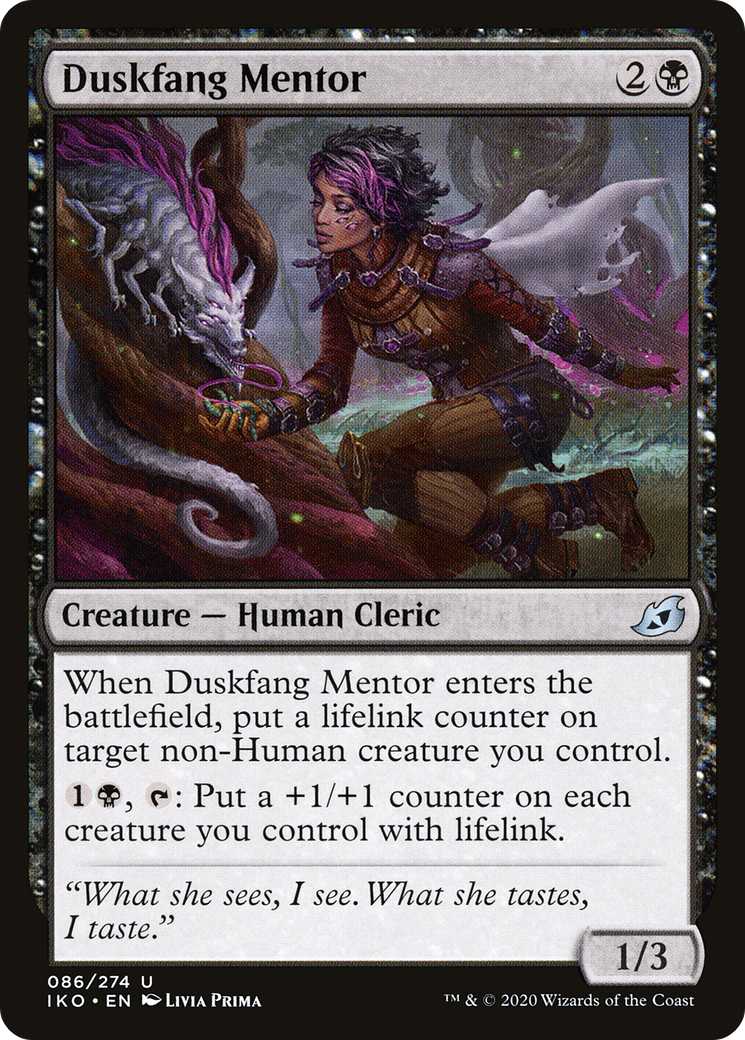 Image of Duskfang Mentor (IKO-086) - Ikoria: Lair of Behemoths Foil