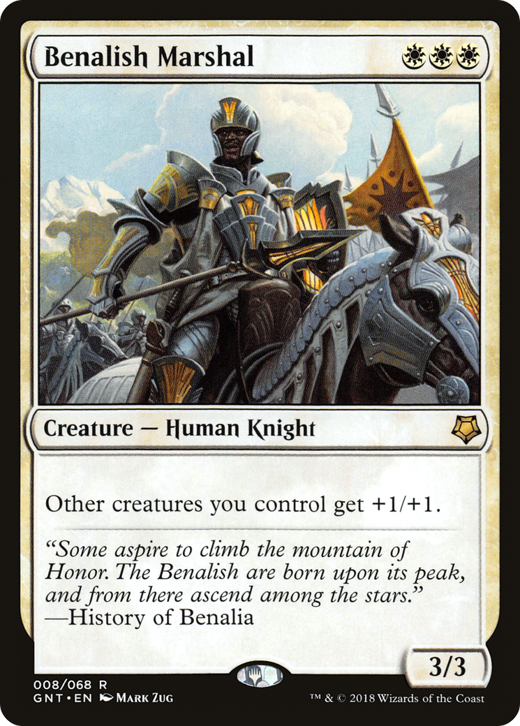 Image of Benalish Marshal (GNT-008) - Game Night