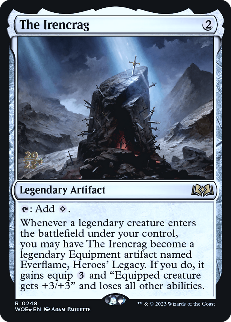 Image of The Irencrag (PRE-248) - Wilds of Eldraine Promos Foil