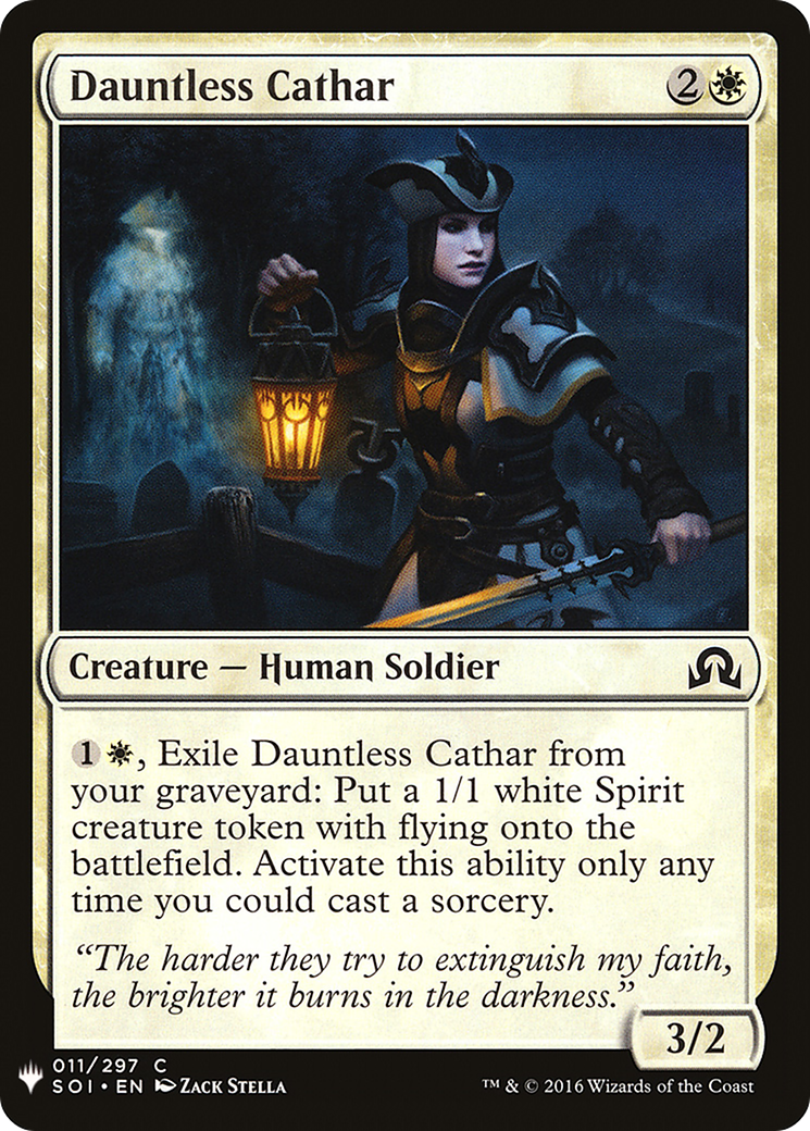 Image of Dauntless Cathar (LIST-SOI-11) - The List
