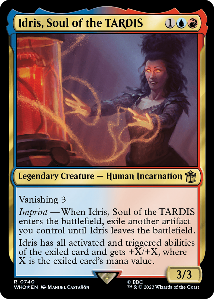 Image of Idris, Soul of the TARDIS (Surge Foil) (WHO-740) - Doctor Who Foil