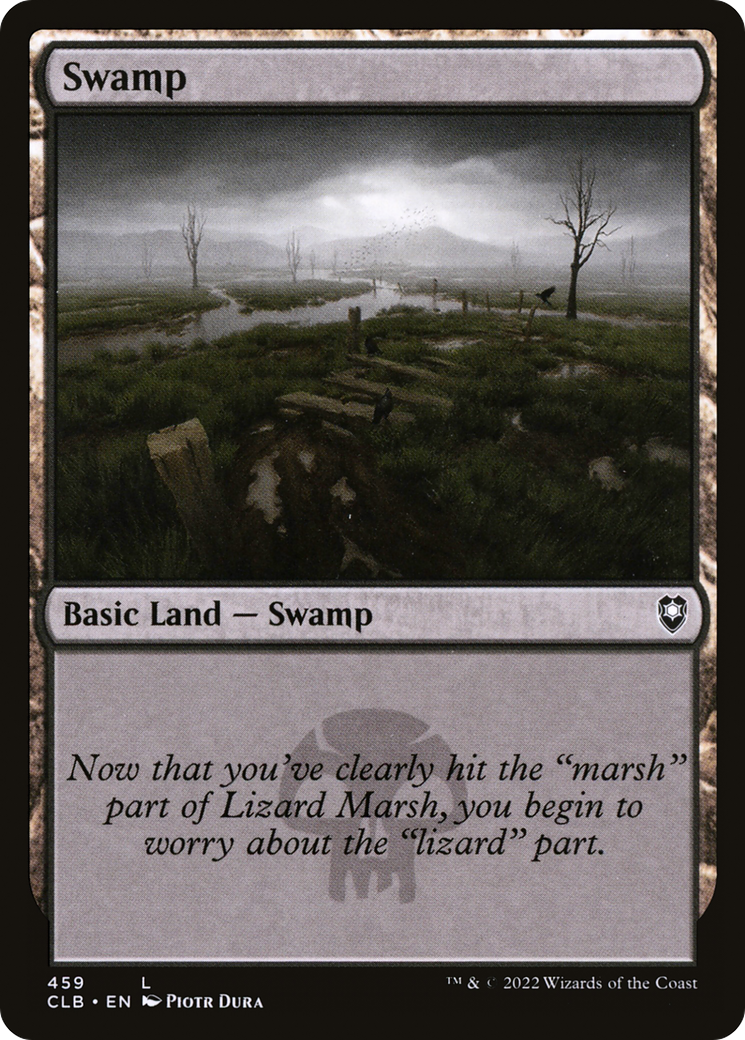 Image of Swamp (459) (CLB-459) - Commander Legends: Battle for Baldur's Gate Foil