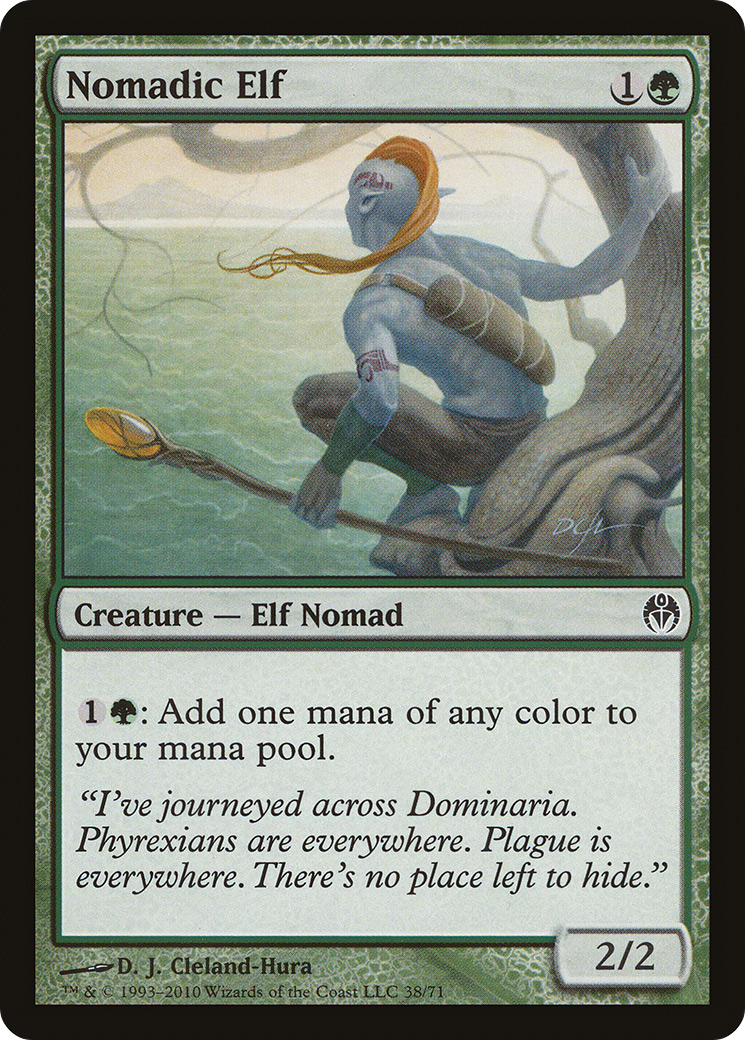 Image of Nomadic Elf (DDE-038) - Duel Decks: Phyrexia vs. the Coalition