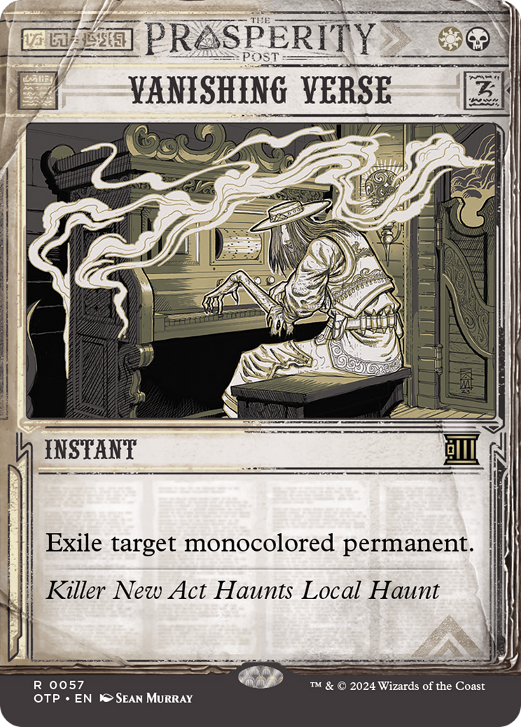 Image of Vanishing Verse (OTP-057) - Breaking News: (Showcase) (Borderless) Foil