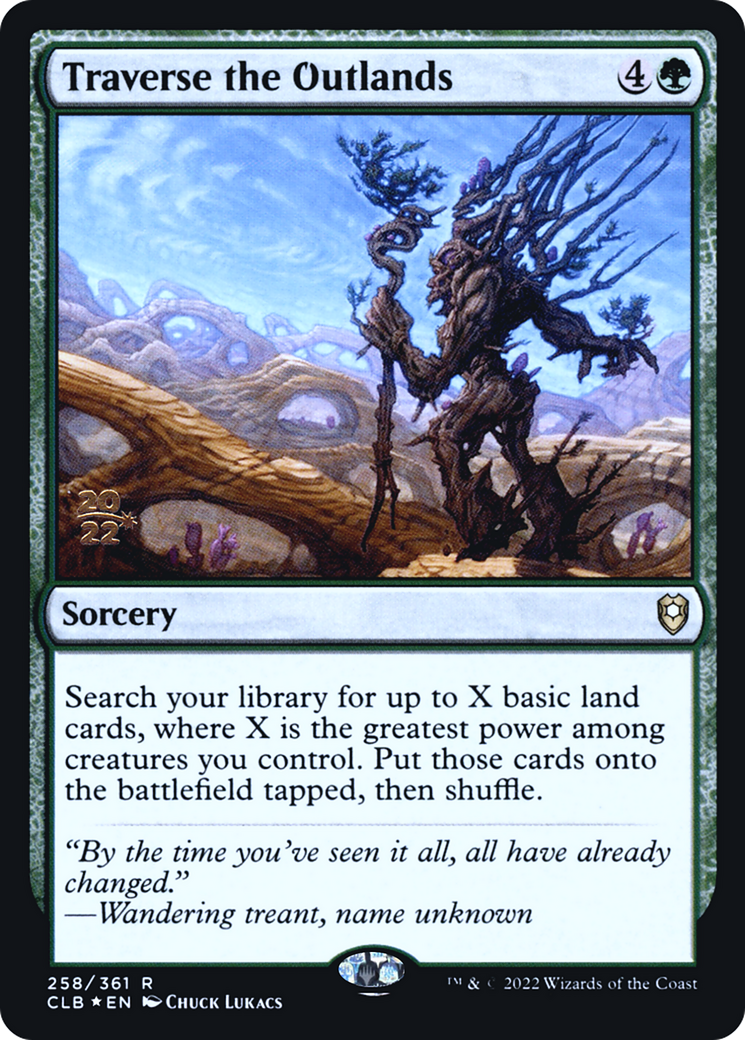 Image of Traverse the Outlands (PRE-258) - Battle for Baldur's Gate Promos Foil