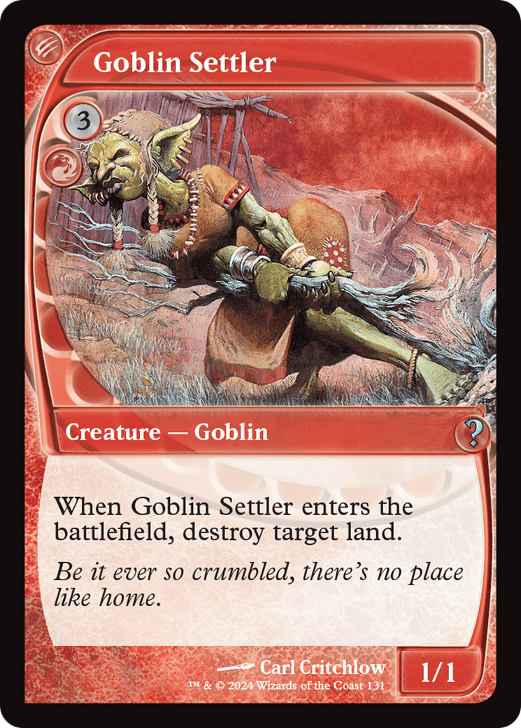 Image of Goblin Settler (Future Sight) (MB2-131) - Mystery Booster 2