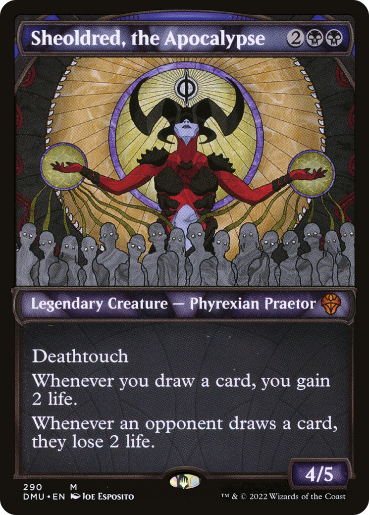 Image of Sheoldred, the Apocalypse (Showcase) (DMU-290) - Dominaria United: (Showcase)