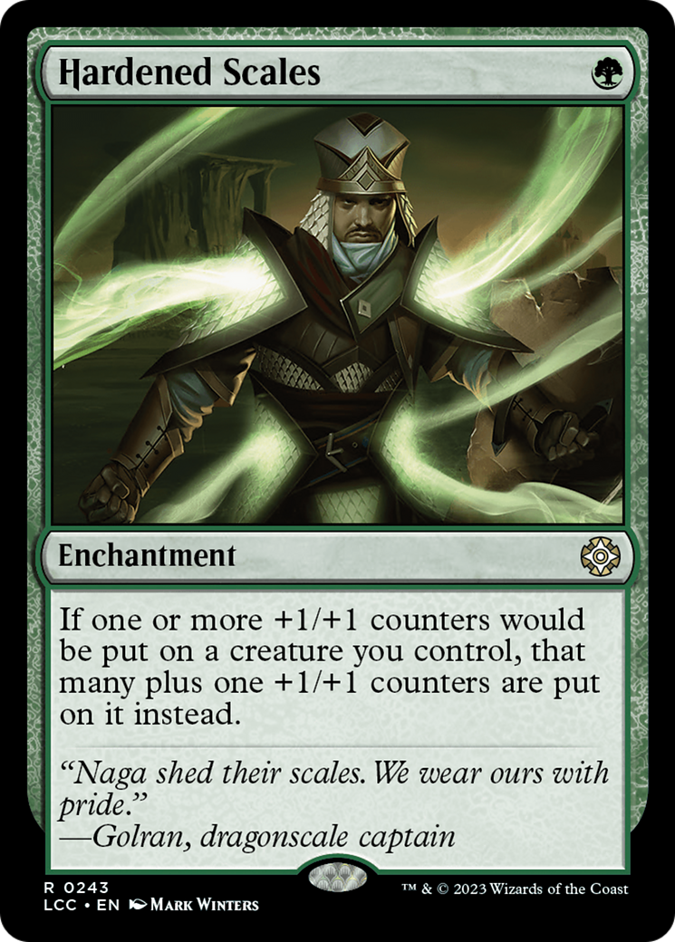 Image of Hardened Scales (LCC-243) - The Lost Caverns of Ixalan Commander