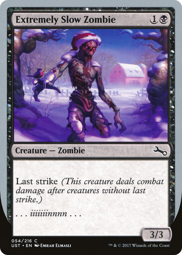 Image of Extremely Slow Zombie (C) (UST-054) - Unstable Foil