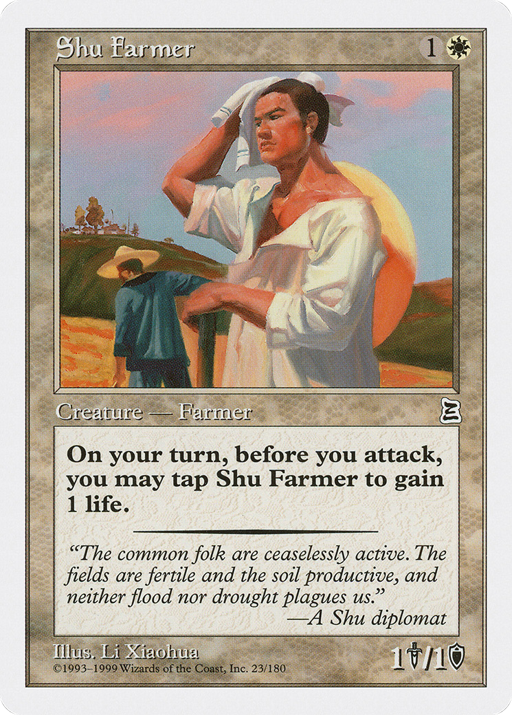 Image of Shu Farmer (PTK-023) - Portal Three Kingdoms